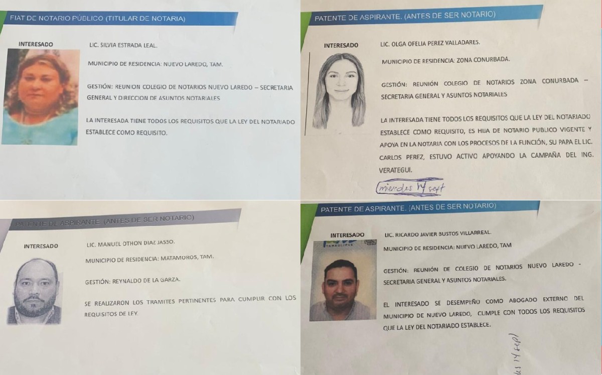 Cancelan fiats a Silvia Estrada Leal, Manuel Othón Díaz Jasso, Ricardo Javier Bustos Villarreal y Olga Ofelia Pérez Valladares