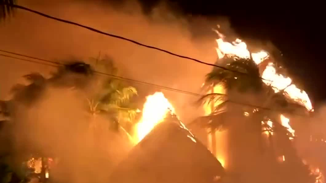Pérdidas del incendio en Holbox