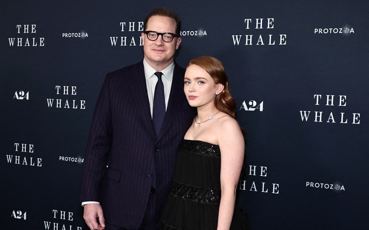 Sadie Sink no había visto nunca una película de Brendan Fraser | AFP