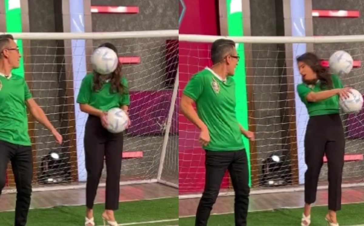 Laura G recibió el balonazo en el programa (Especial).