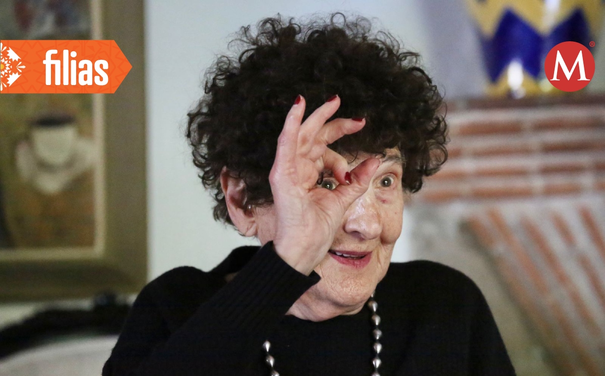 Margo Glantz no pudo asistir personalmente pero se enlazó a la FIL a través de una llamada telefónica. (Foto: Ariel Ojeda)