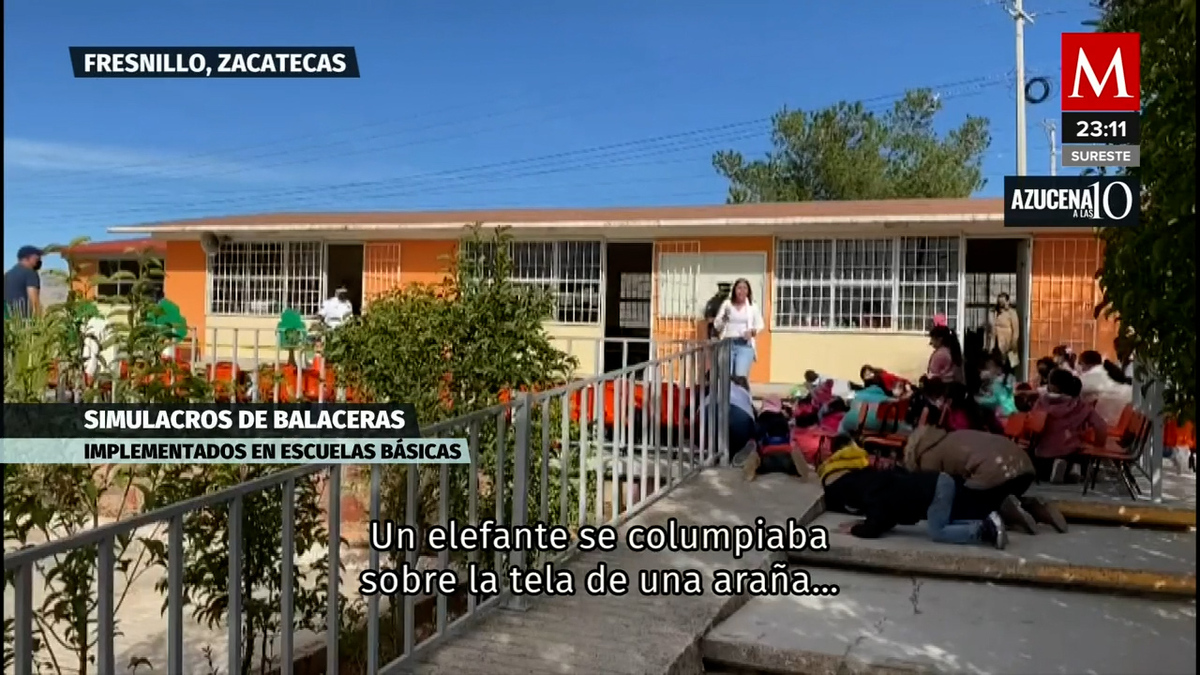 Policías de Zacatecas siguen capacitando a niños para actuar ante la violencia