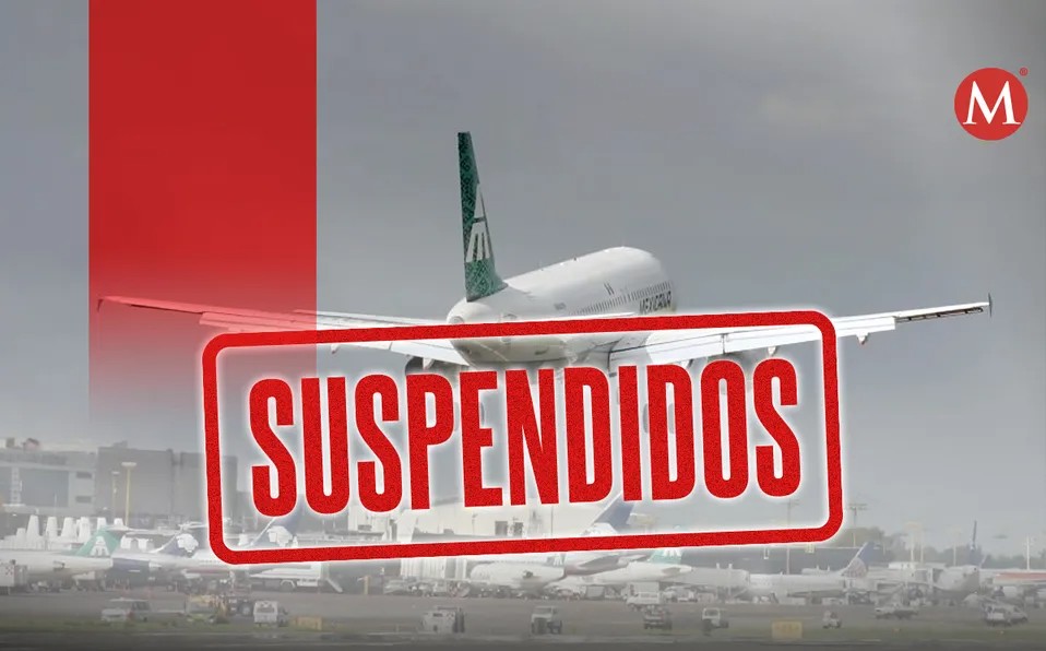 AICM suspende despegues y aterrizajes por banco de niebla