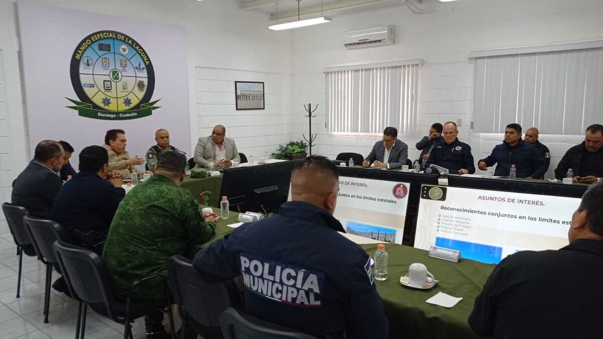 Autoridades se reúnen en el Mando Único. (Especial)