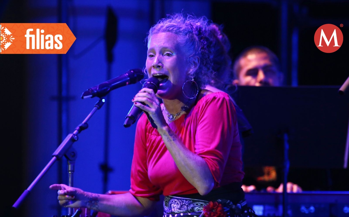 La cantante Iraida Noriega se presentó en el escenario del Foro FIL. (foto: Ariel Ojeda)