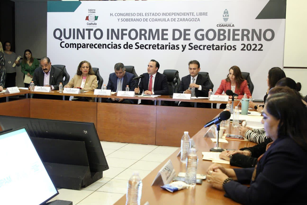 Glosa del Quinto Informe de resultados del gobernador de Coahuila. | Especial