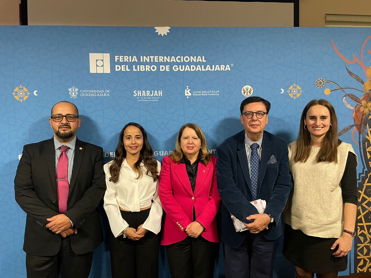Ministra Loretta Ortiz en la Feria Internacional del Libro de Guadalajara. (José Antonio Belmont)