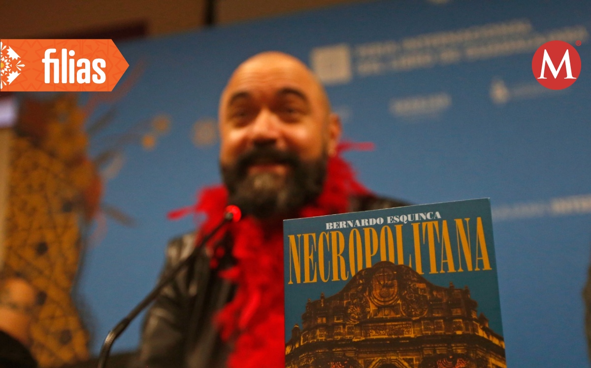 El autor de 'Necropolitana', Bernardo Esquinca. (Foto: Fernando Carranza)