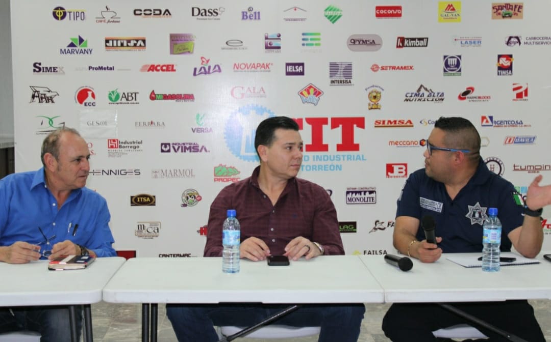 La reunión fue entre socios de Ciudad Industrial de Torreón y la DSPM.