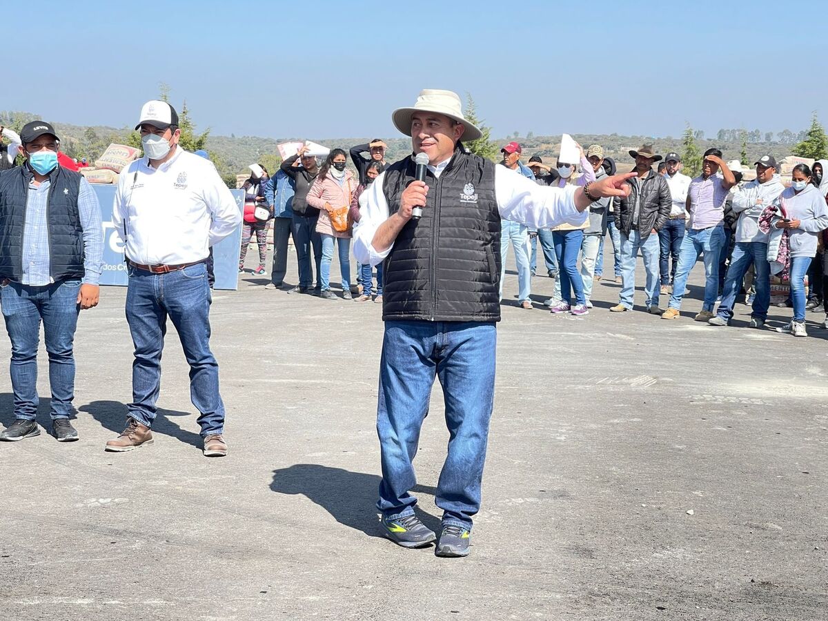 Salvador Jiménez Calzadilla, presidente municipal de Tepeji. (Francisco Villeda)
