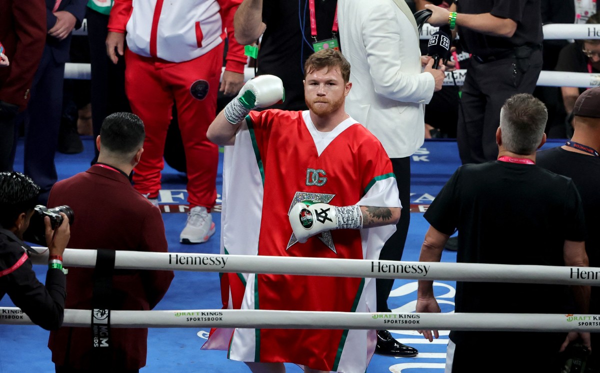 'Canelo' Álvarez acepta interés con posible pelea en Inglaterra (AFP)