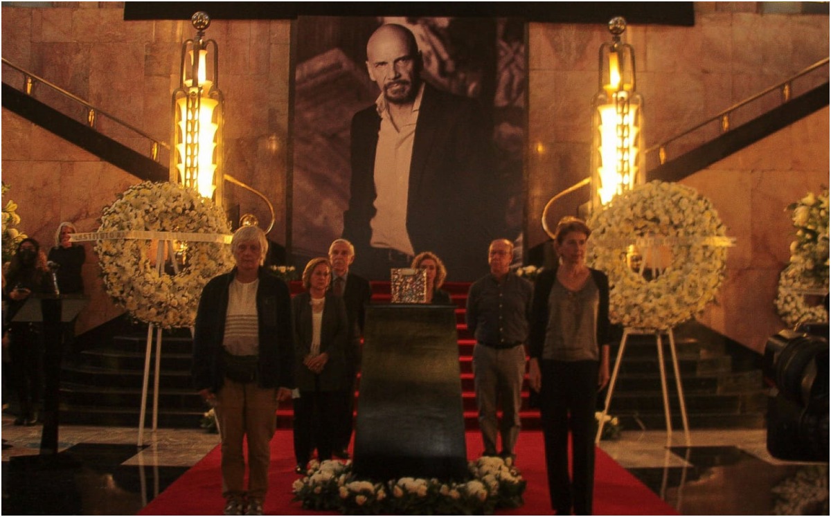 homenaje al pintor Rafael Cauduro en el Palacio de Bellas Artes | Emiliano Mol