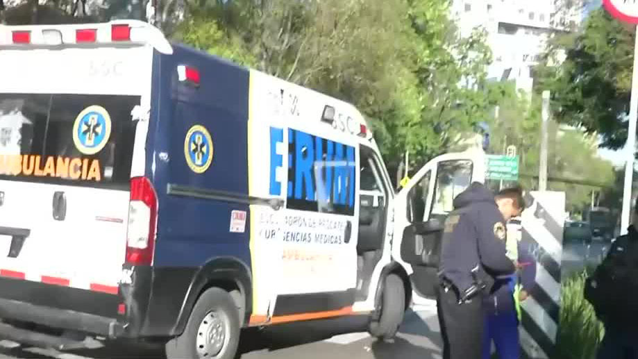 Motociclista lesionado tras choque en alcaldía Miguel Hidalgo