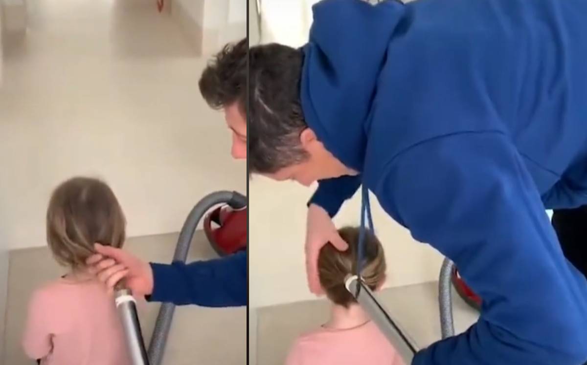 Robert Lewandowski y su hija| Especial