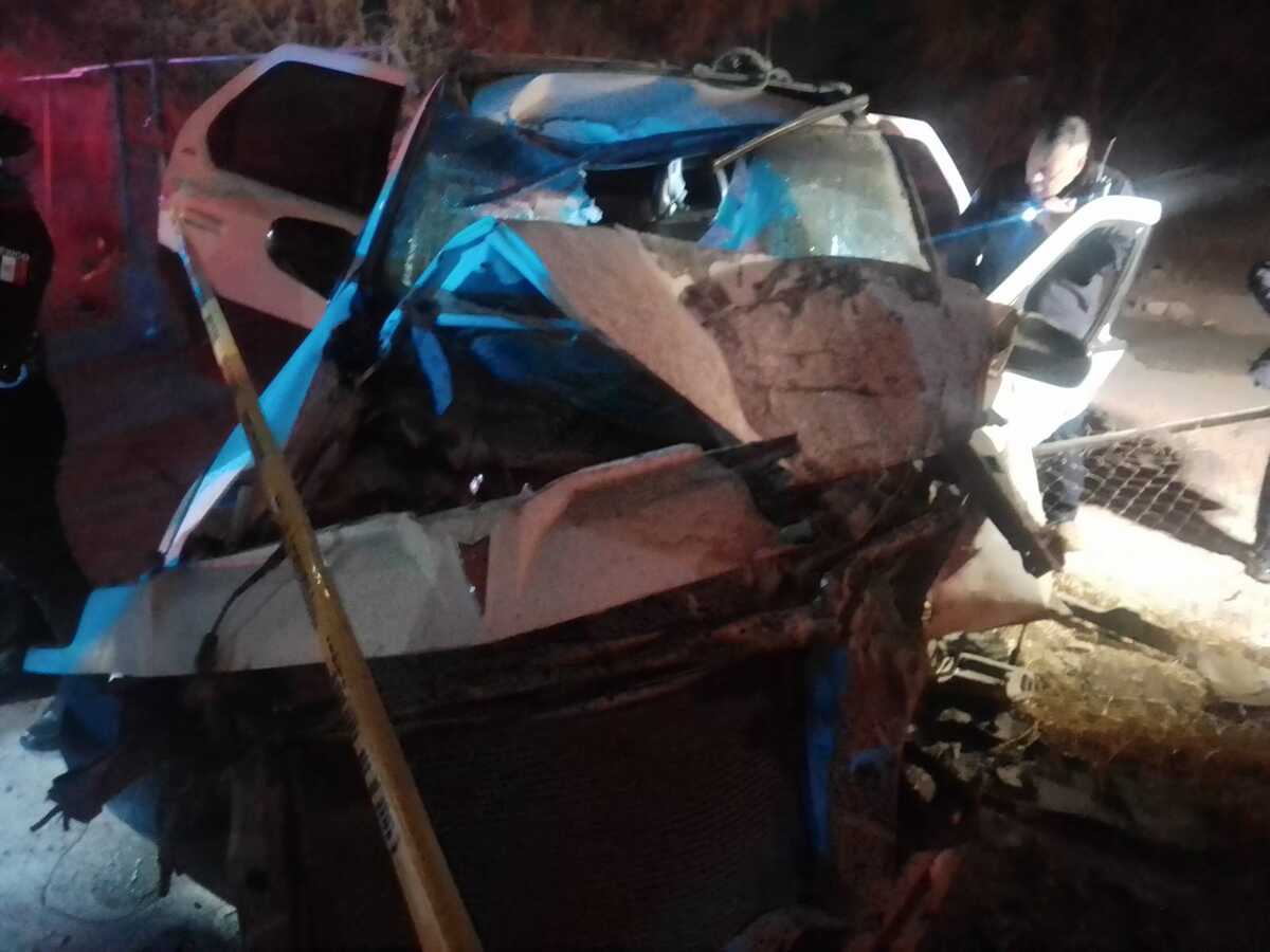 El único vehículo involucrado fue una camioneta Pontiac Aztek. (Milenio Digital)