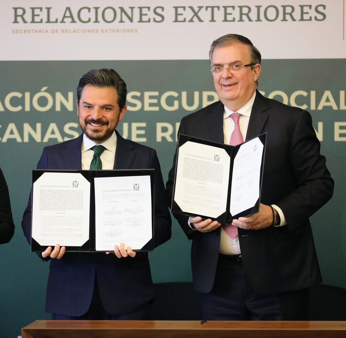 Convenio para afiliación de personas trabajadoras en el exterior. (Twitter)