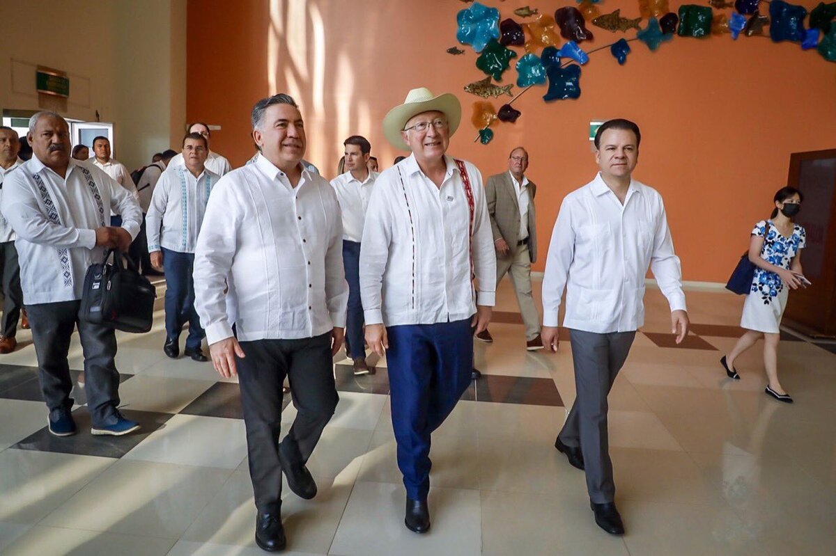 El embajador de Estados Unidos en México. (@rochamoya_)