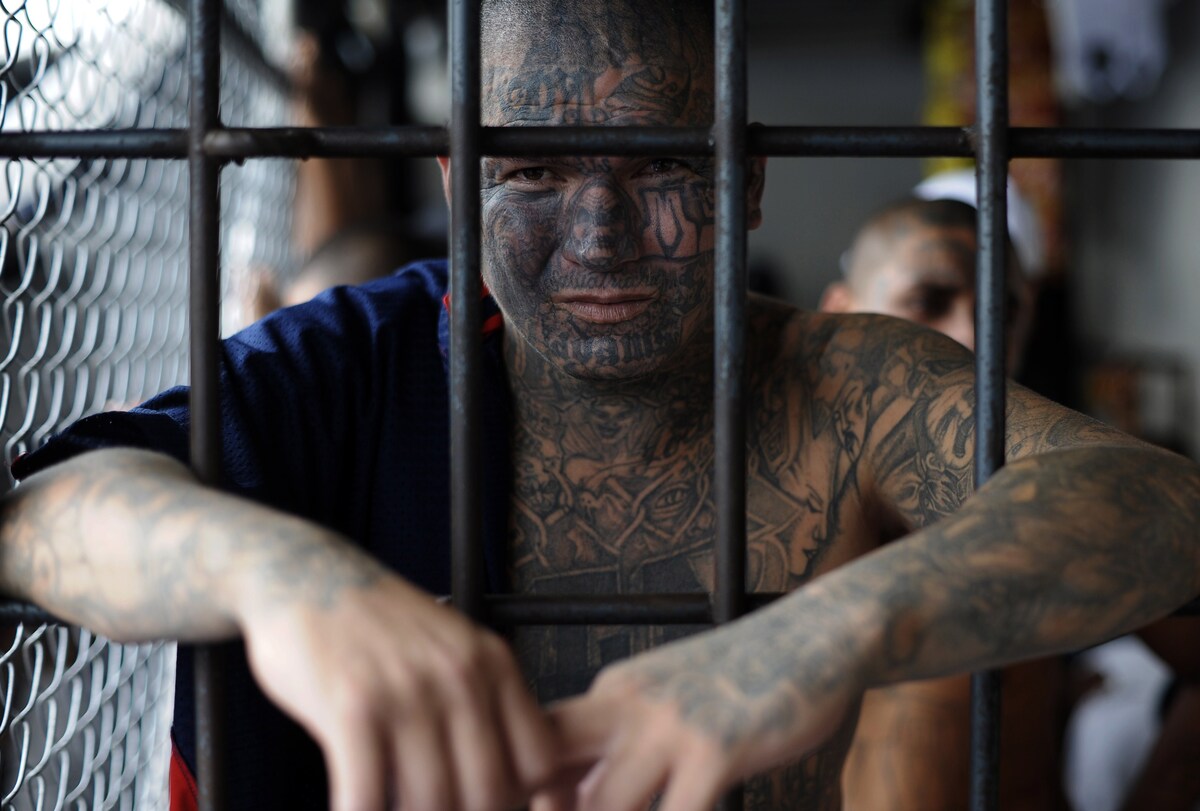 Integrante de  la Mara Salvatrucha (AFP)
