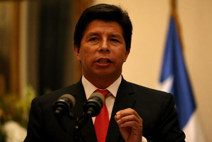 Pedro Castillo, presidente de Perú. (Reuters)