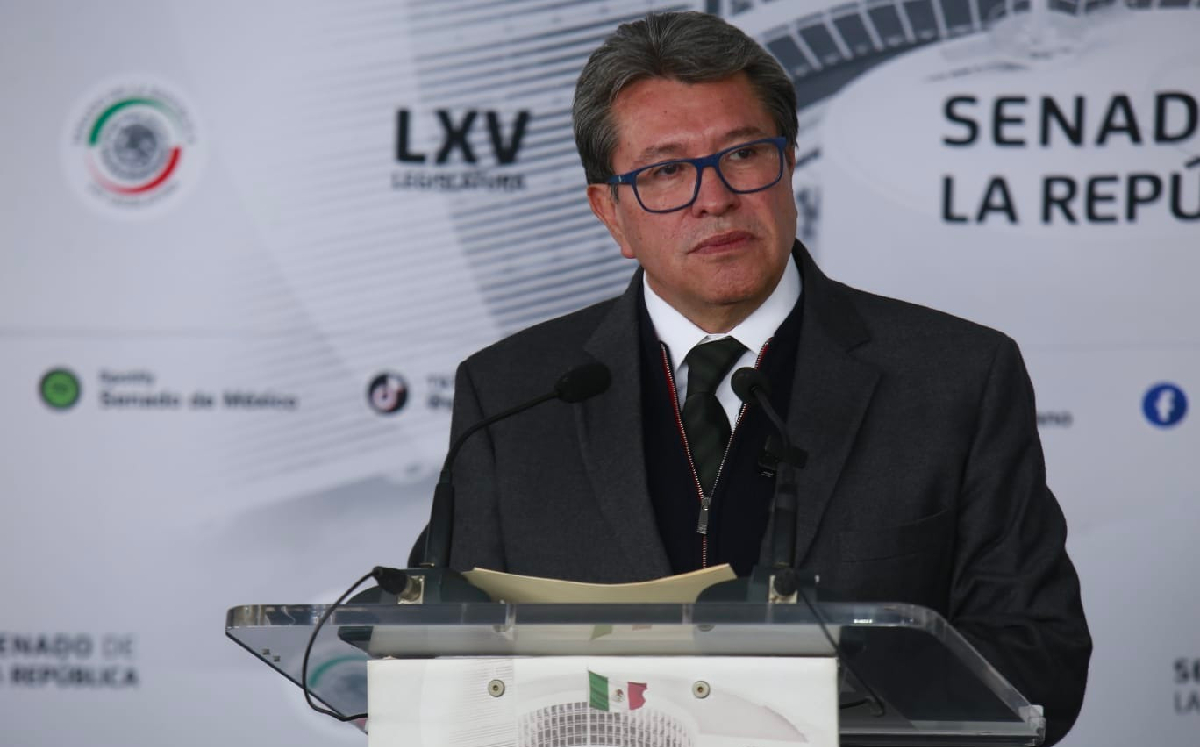 Conferencia de Ricardo Monrreal, Coordinador de Morena en el Senado. | Juan Carlos Bautista.