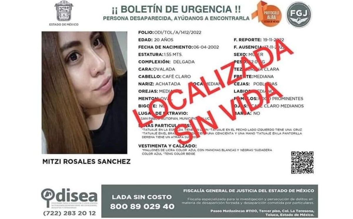La tarde del 5 de diciembre fue hallado el cuerpo sin vida de una mujer.