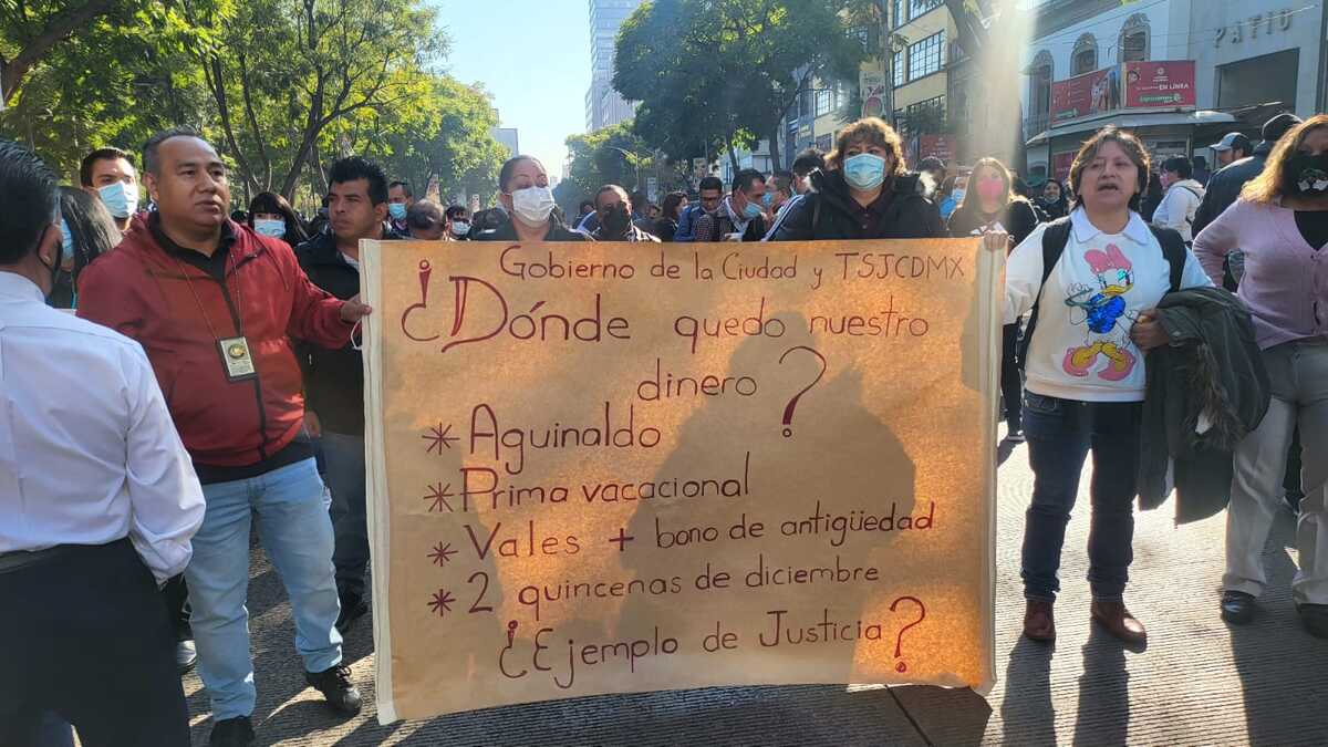 Trabajadores del poder judicial de la Ciudad de México | César Velázquez y Ramón Ramírez