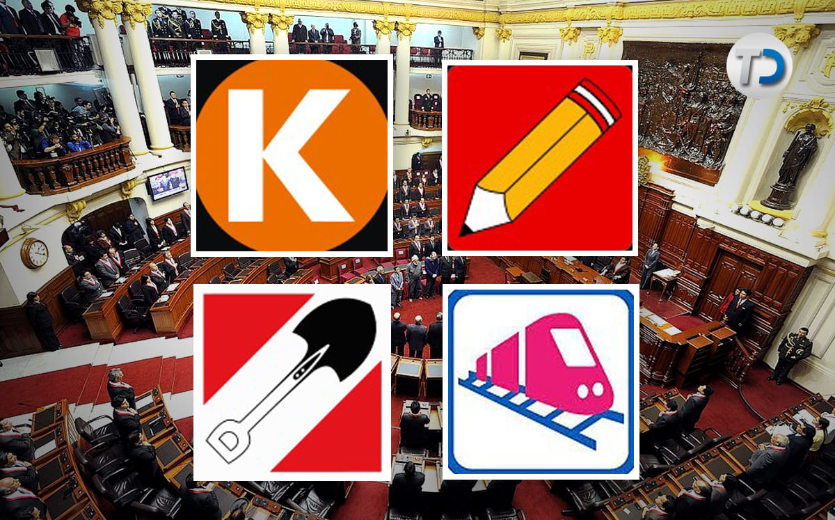 El Congreso de Perú cuenta con 130 representantes de las cuáles la mayoría se identifican con la derecha política (Ilustración: Mauricio Ledezma)