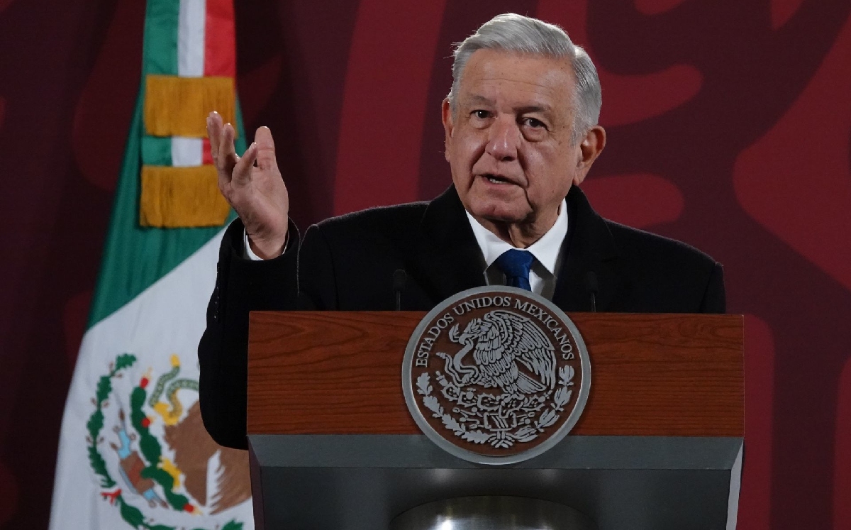 El Presidente en su conferencia mañanera de hoy en Palacio Nacional. | Cuartoscuro