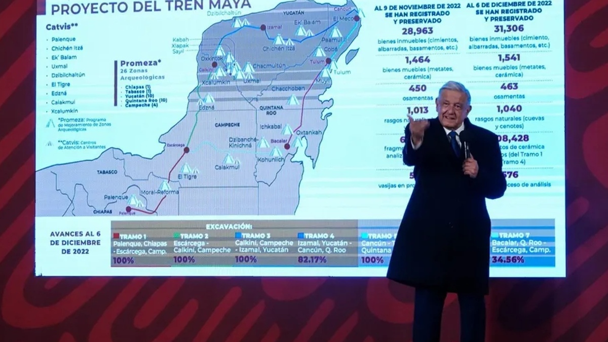 Parte del Tren Maya funcionará con diésel especial que no contamina: AMLO