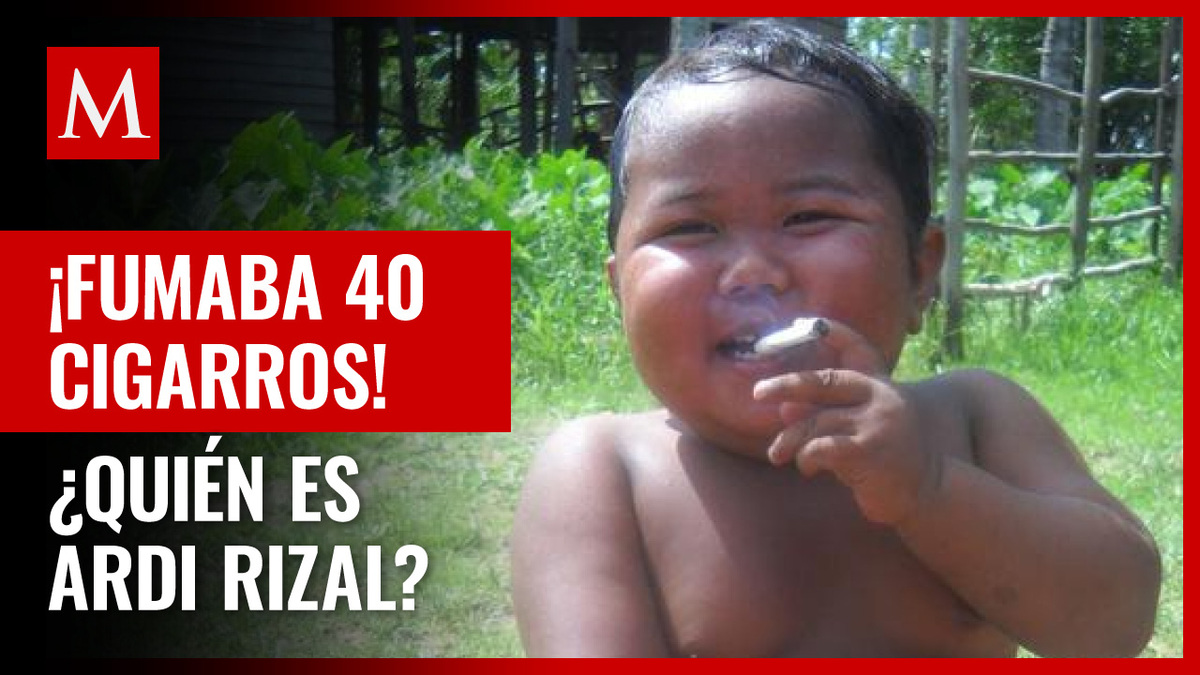 Ardi Rizal, el niño que fumaba 40 cigarrillos al día a sus dos años