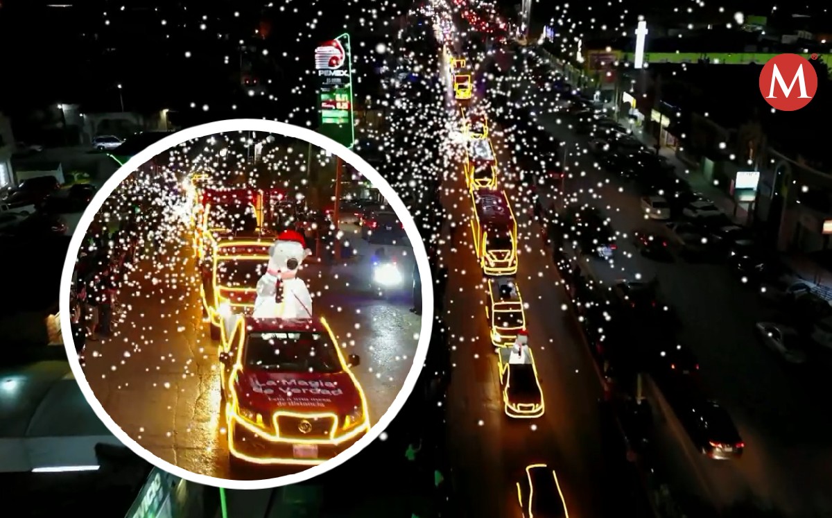Caravana Coca Cola en Río Bravo. (Gobierno Municipal de Río Bravo)