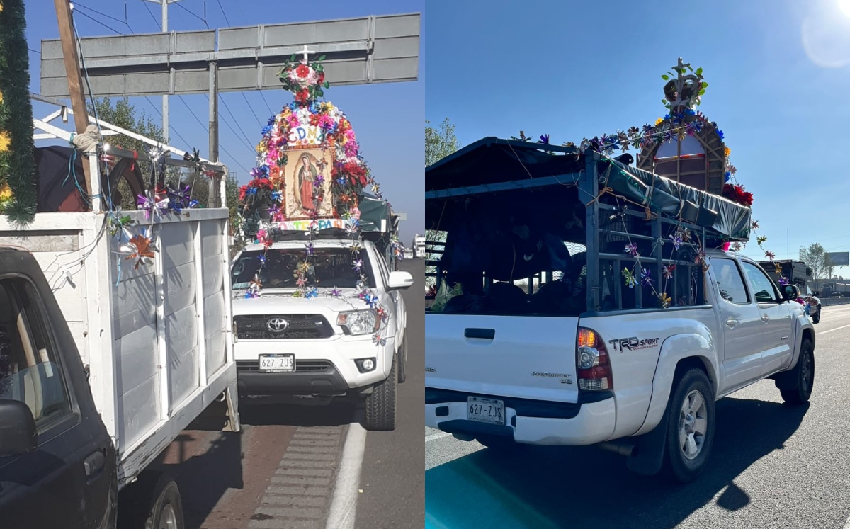 Peregrinos viajan a la Ciudad de México para visitar la Basílica de Guadalupe | Christopher Cuellar