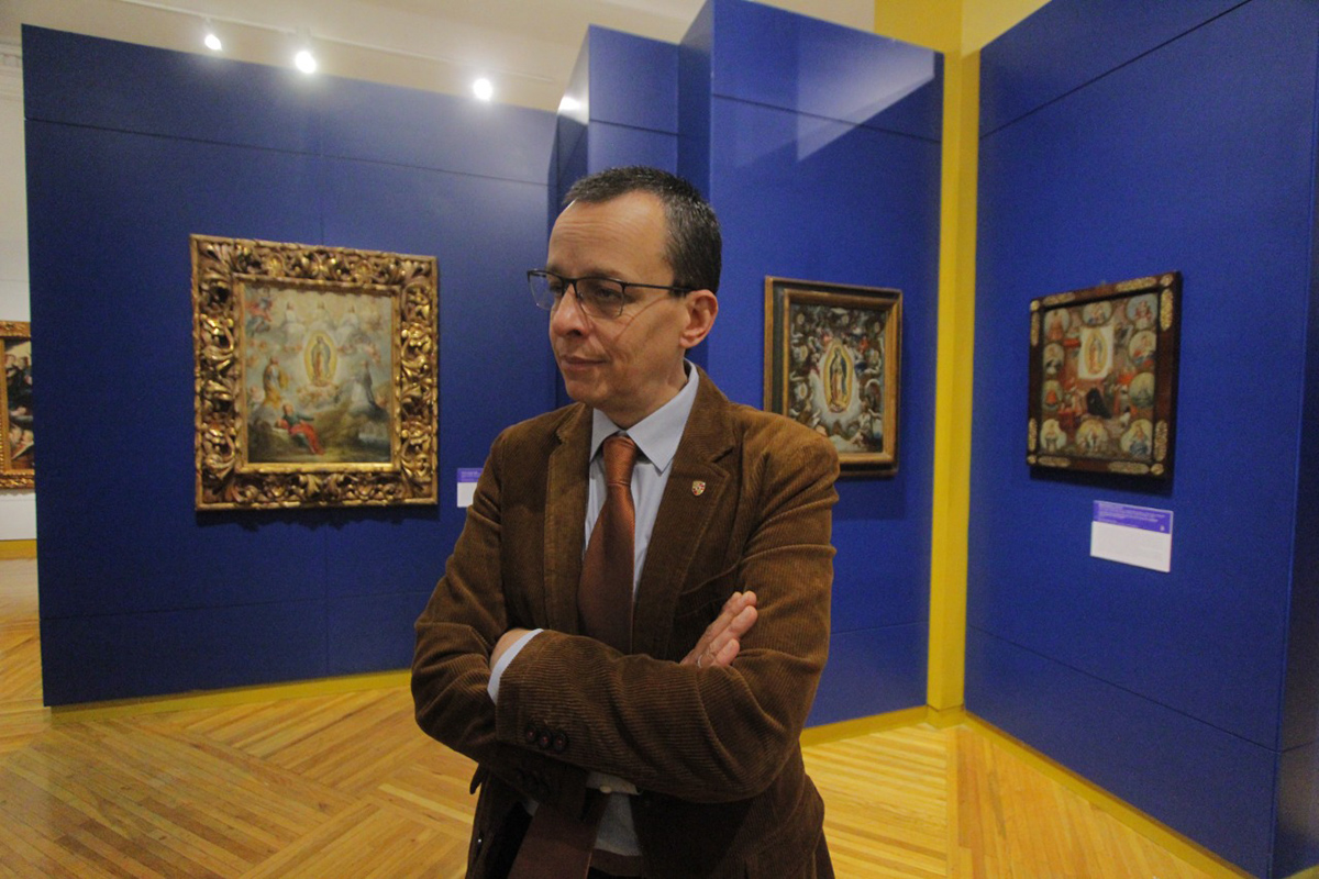 Héctor Palhares Meza, jefe de Curaduría del Museo Nacional de Arte. | Manuel Guadarrama