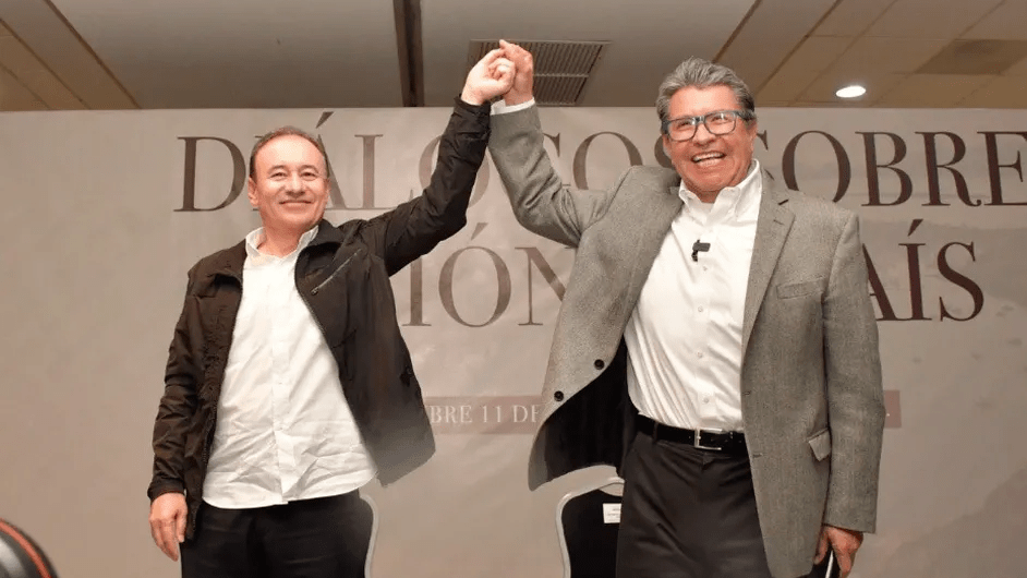 Monreal presume “cálido recibimiento” de Durazo y morenistas en Sonora