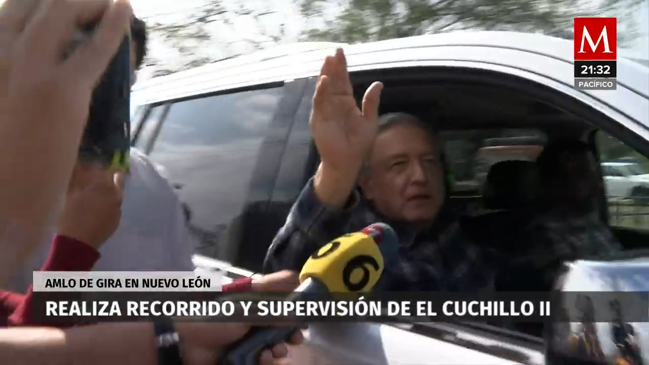 Reporta AMLO avance de más de 10% en excavaciones de acueducto El Cuchillo II