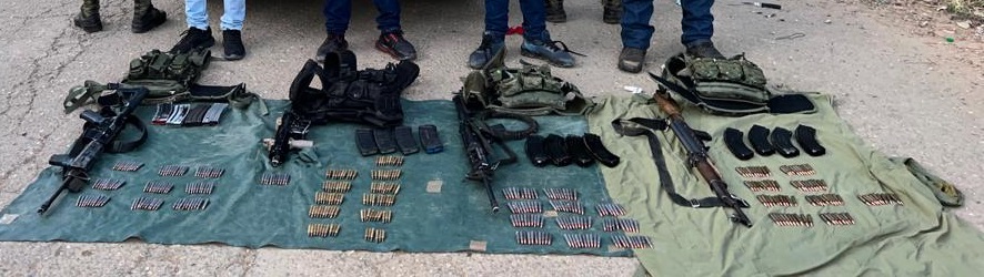 FGR vincula a proceso a cuatro personas detenidas con cartuchos y armas de fuego en Jalisco (Cortesía)