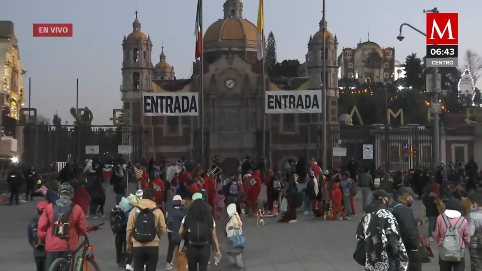 Miles de peregrinos llegan a la Basílica de Guadalupe