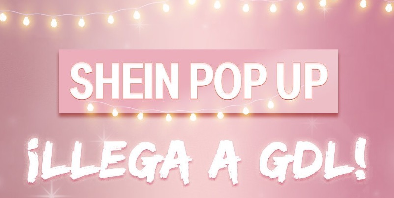 La pop-up store de Shein llegará a Guadalajara. (Especial)