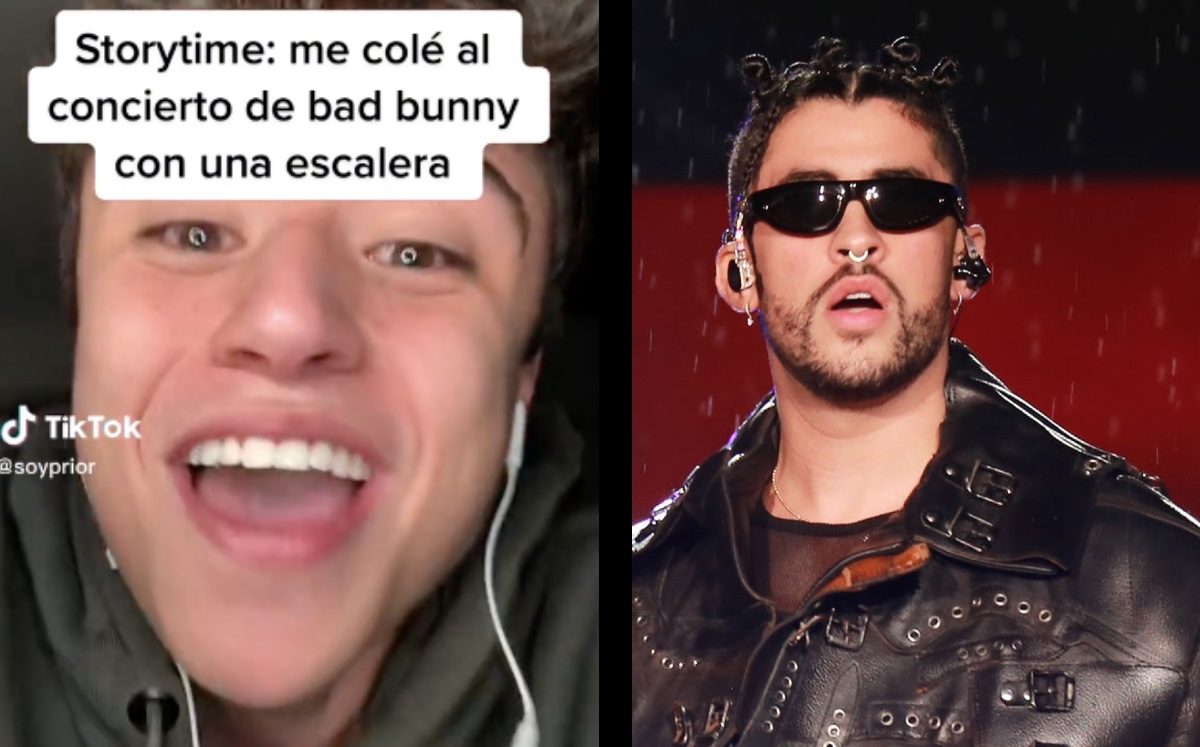 El tiktoker narró lo que hizo para entrar al concierto de Bad Bunny | ESPECIAL