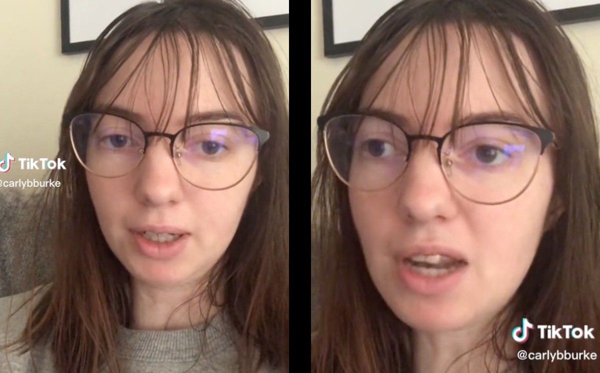 Carly Burke se hizo viral en TikTok por su oscura historia | CAPTURA