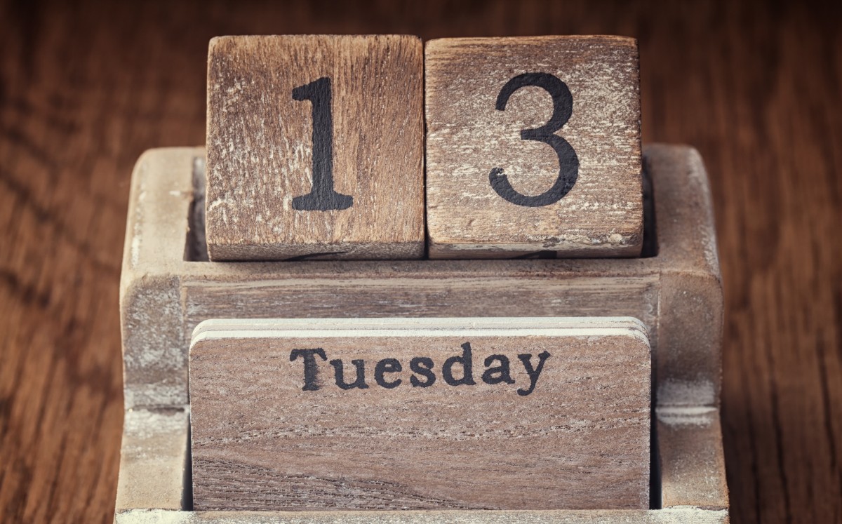 Cuál es la diferencia entre el Martes 13 o Viernes 13 (Shutterstock).