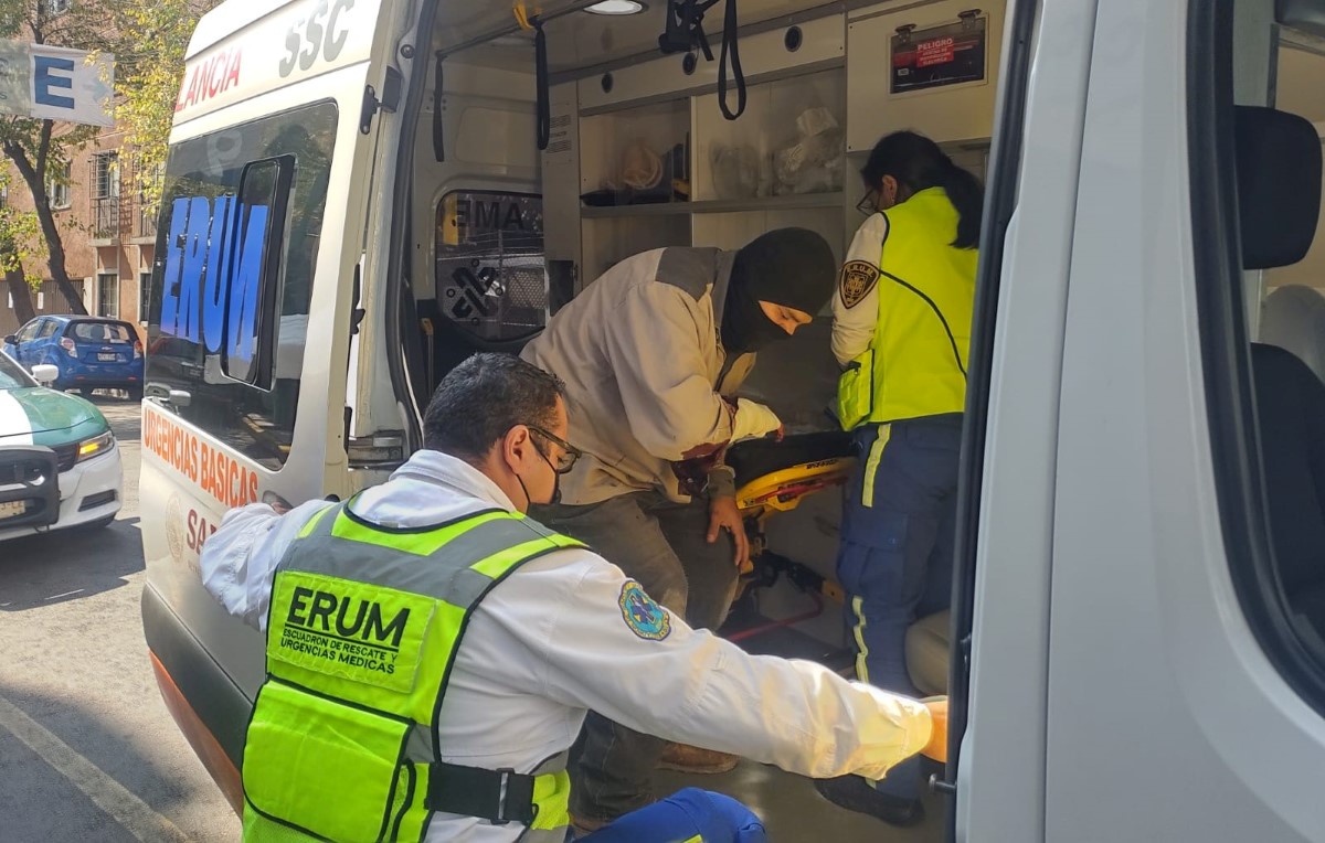 El hombre resultó lesionado en la mano derecha. | Carlos Tejeda
