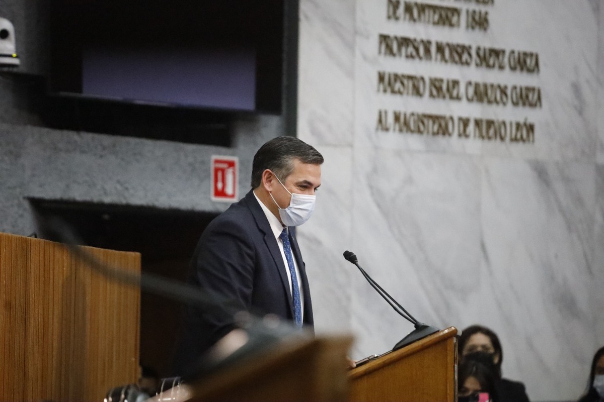 Mauro Guerra, presidente del Congreso de Nuevo León. Foto: Jorge López