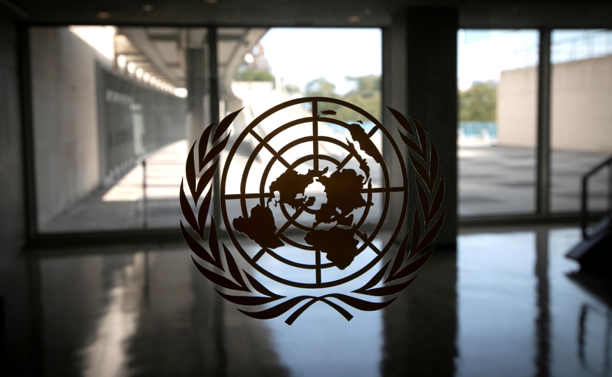 Logo ONU. | Retuers