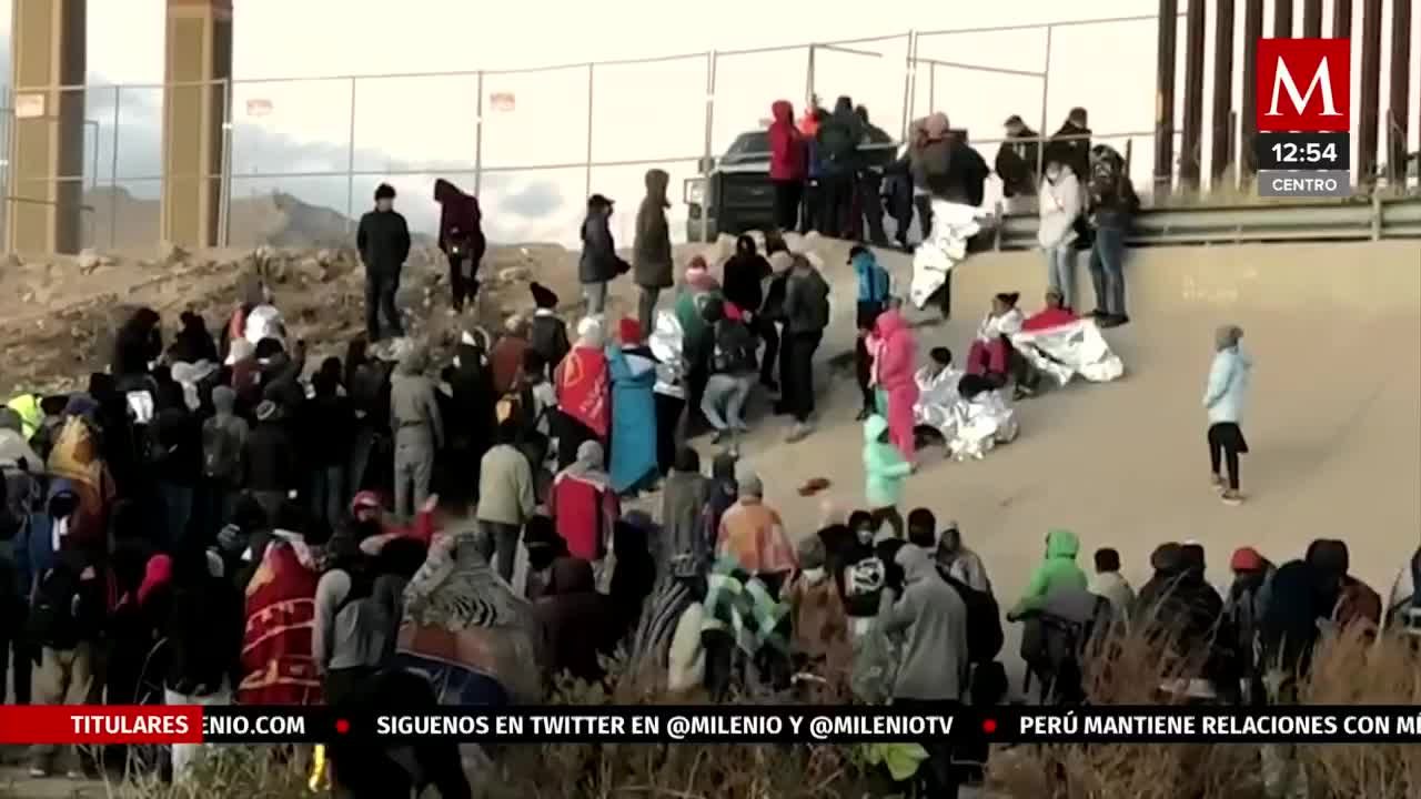 Migrantes soportan condiciones climáticas extremas en la frontera Cd. Juárez-El Paso