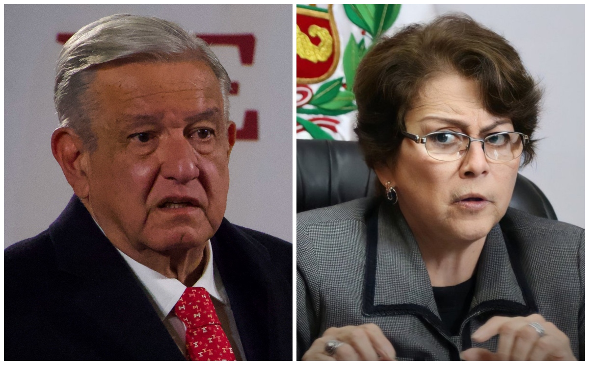 El presidente Andrés Manuel López Obrador y la congresista peruana, Gladys Echaíz, del partido Renovación Popular. | Foto: Cuartoscuro y Gladys Echaíz