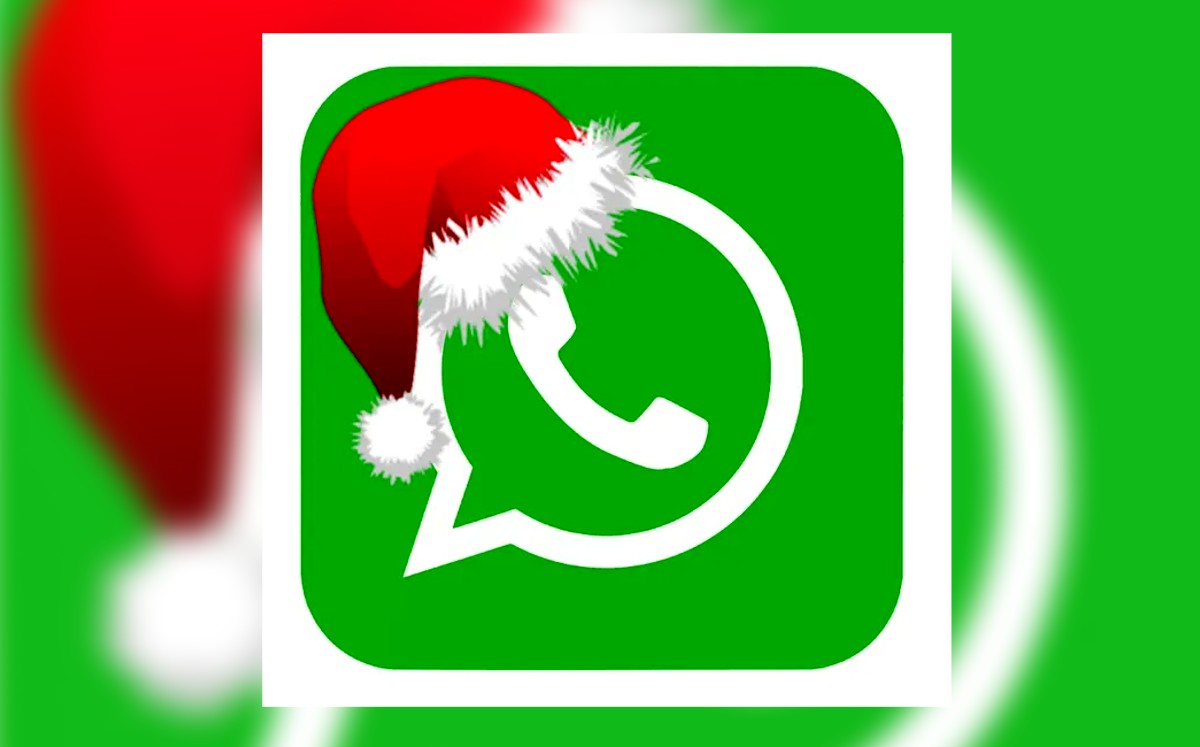 WhatsApp modo navidad.