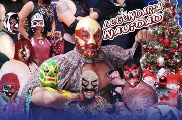 Lucha libre en Pachuca para Navidad.