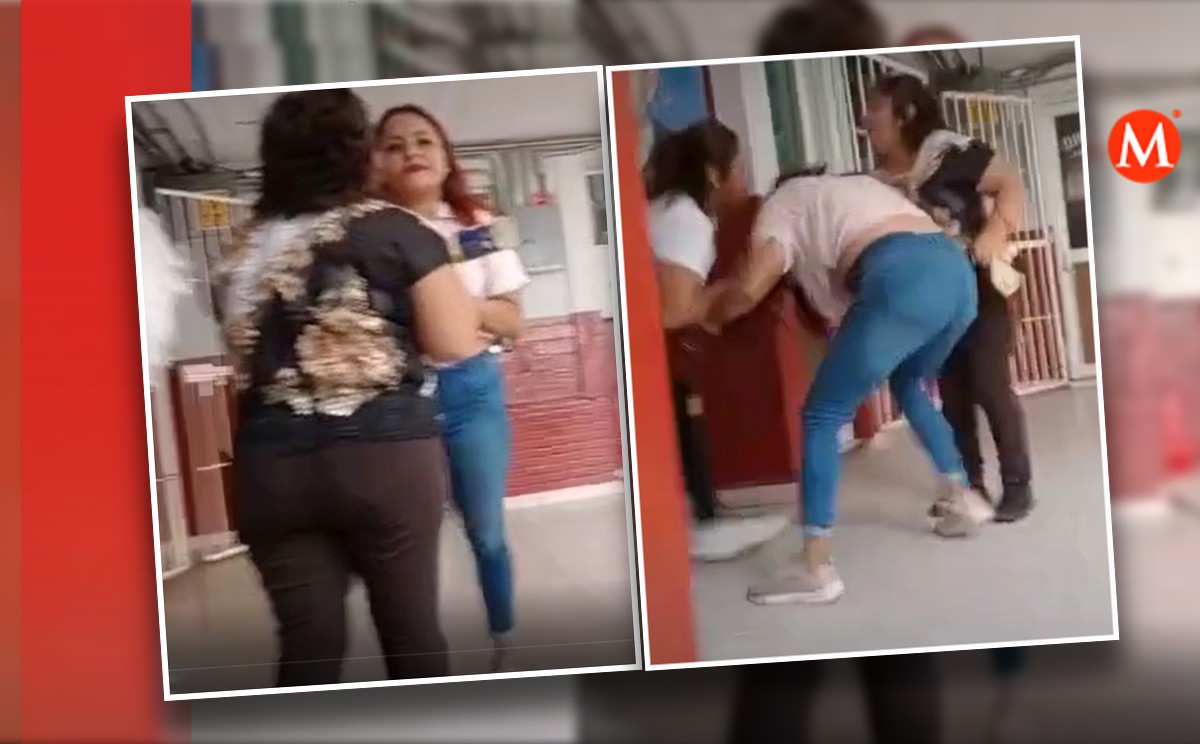 Madres de familia pelean en festival navideño en Tamaulipas