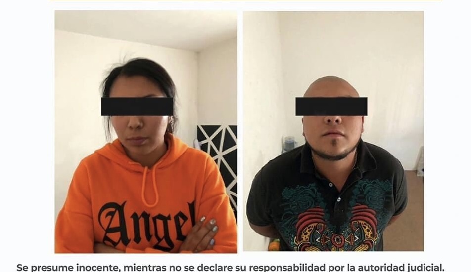 Personas detenidas en Mineral de la Reforma.